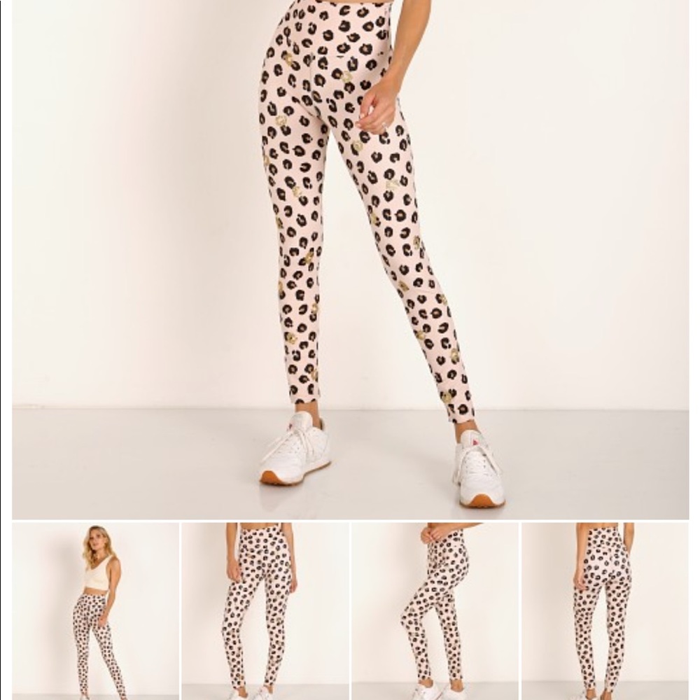 Beach riot leopard leggings